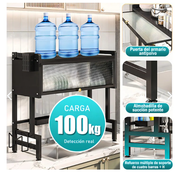 Escurridor de cocina multifuncional