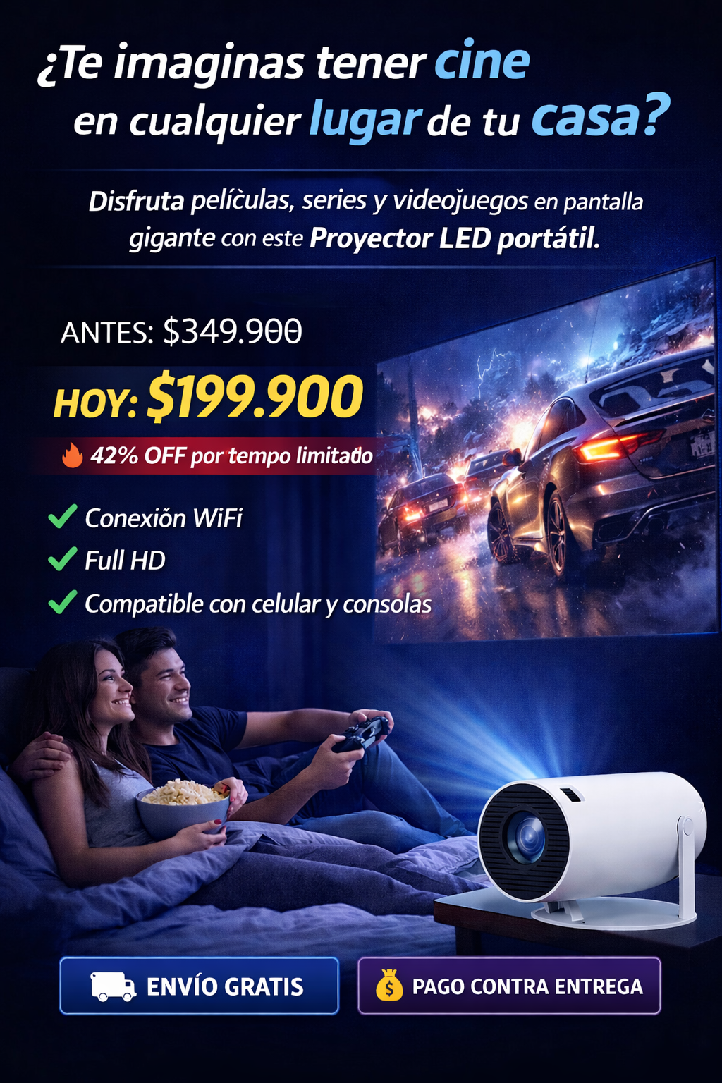 PROYECTOR CINE EN CASA